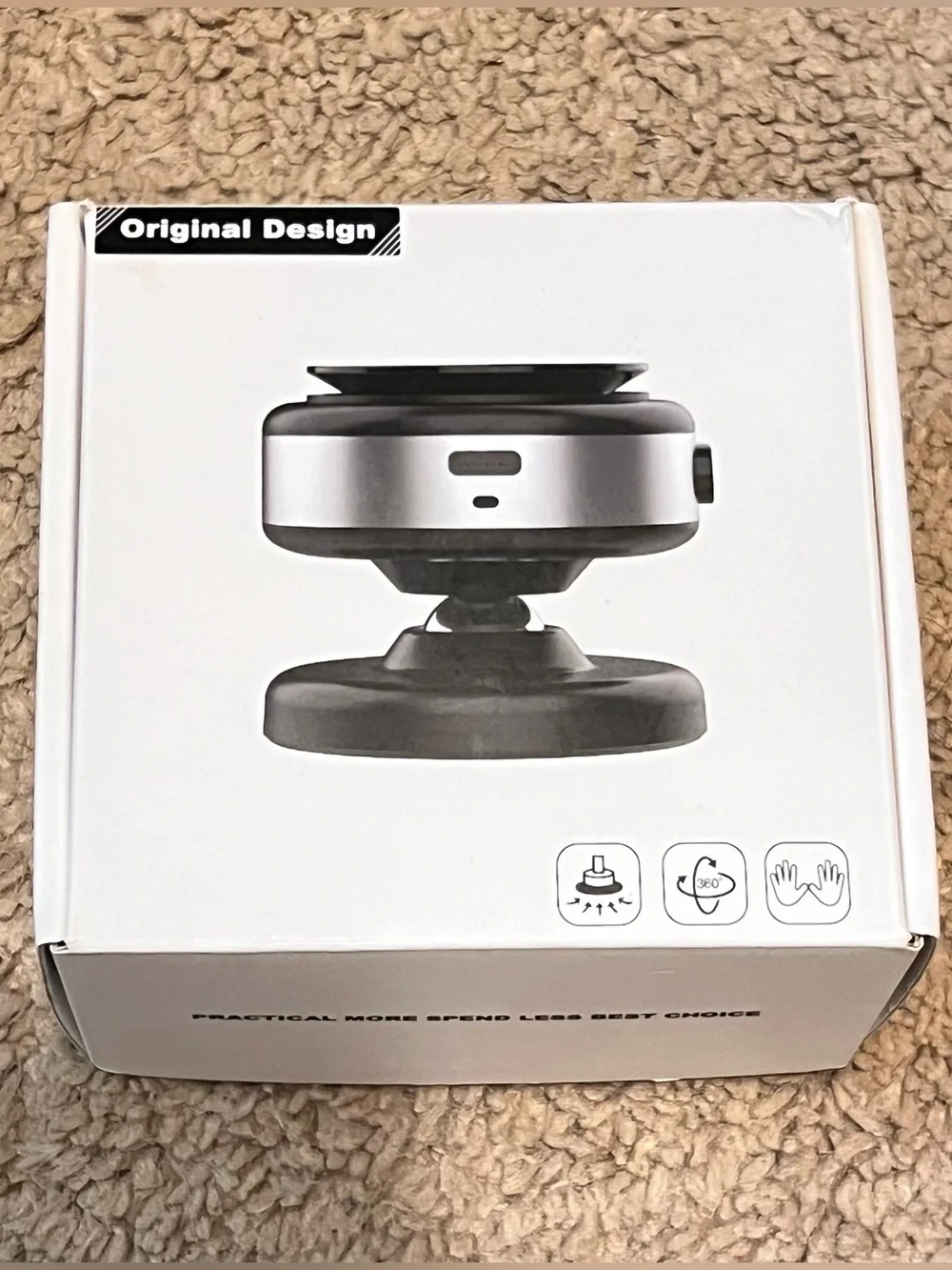 Original Design Magnetic Phone Mount in White and Black